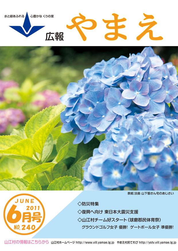 広報やまえ6月号の表紙