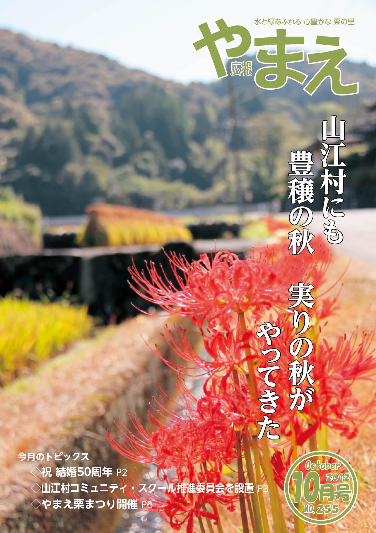 広報やまえ平成24年10月号（255号）の表紙