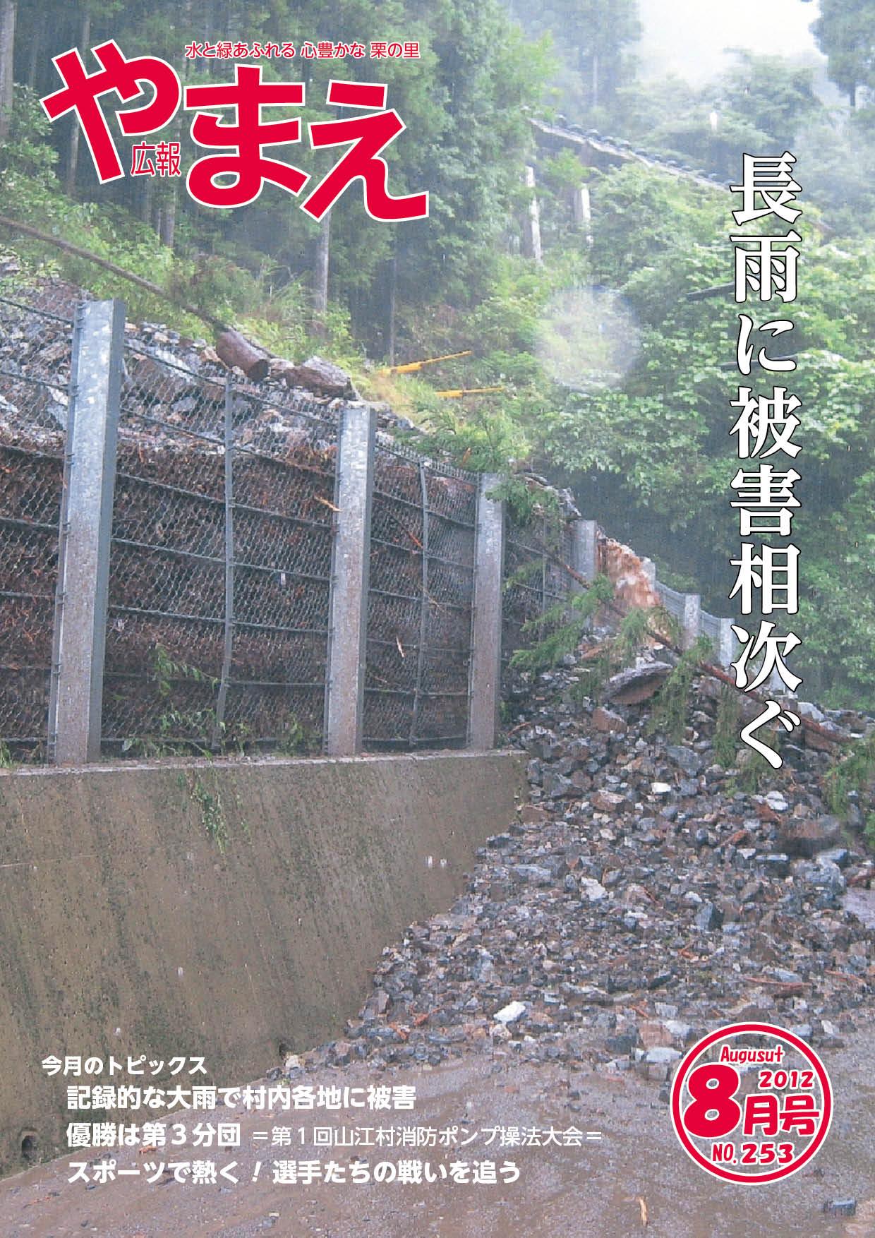 広報やまえ平成24年8月号（253号）の表紙
