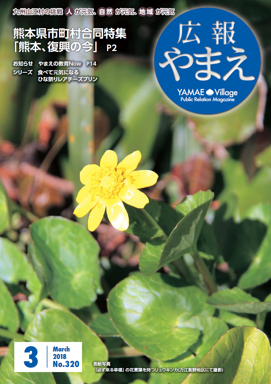 広報やまえ3月号の表紙
