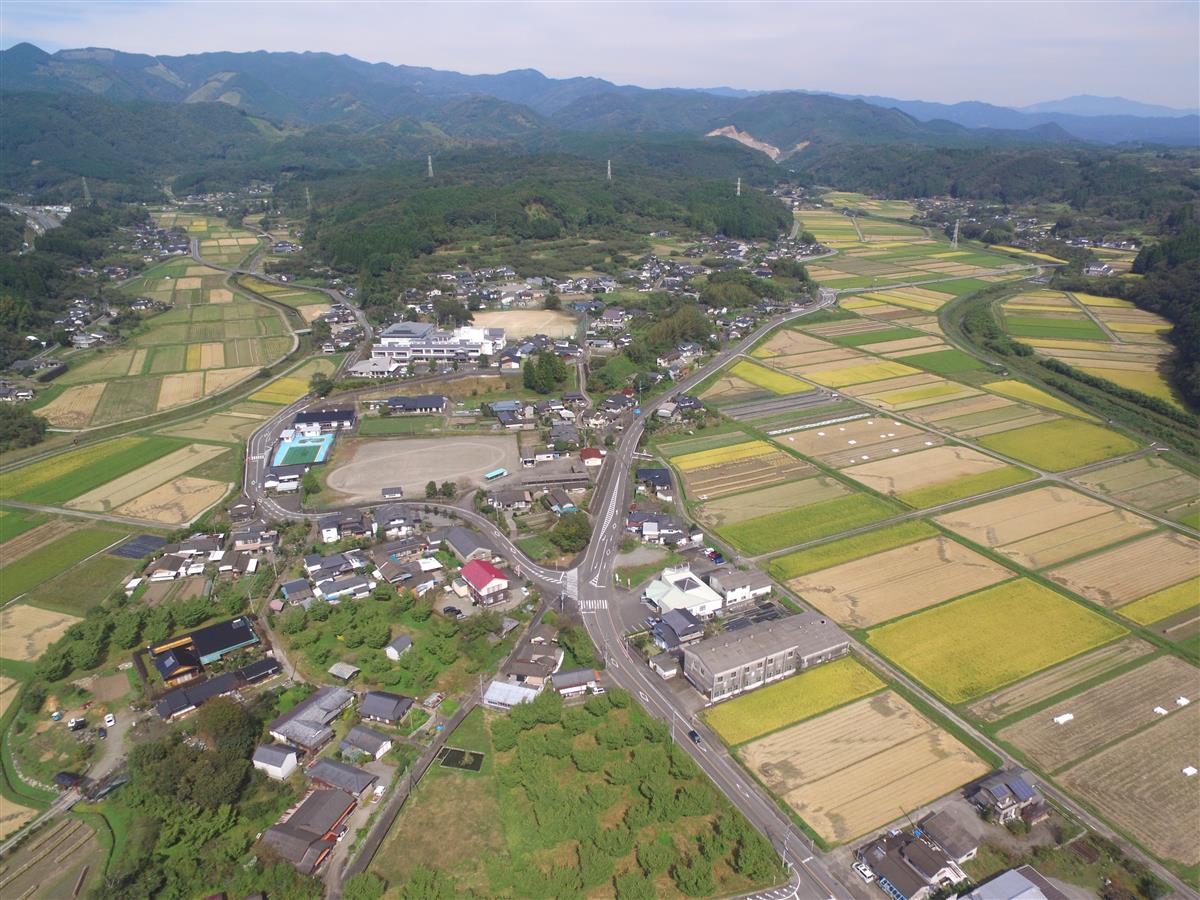 山江村空撮の画像